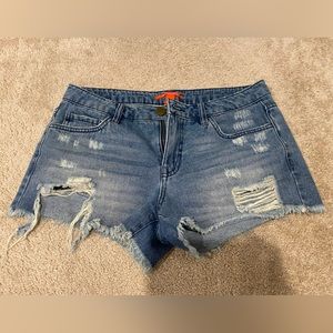 C & v jean shorts